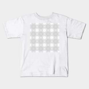 Grey and white abstract pattern background Kids T-Shirt